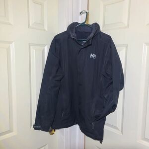 Helly hansen rain jacket with hood XL